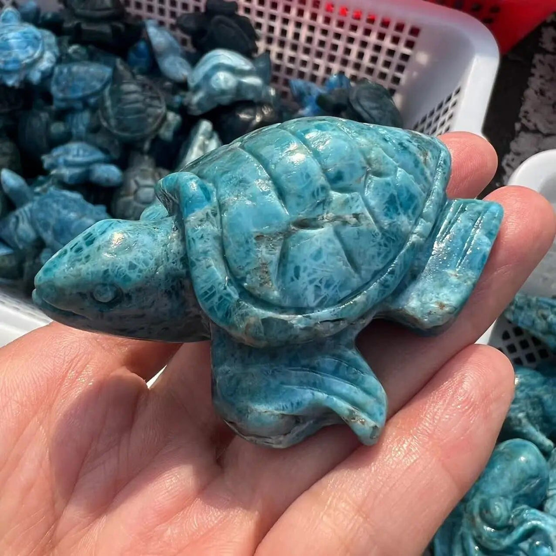 Lapis Lazuli Turtle Crystal