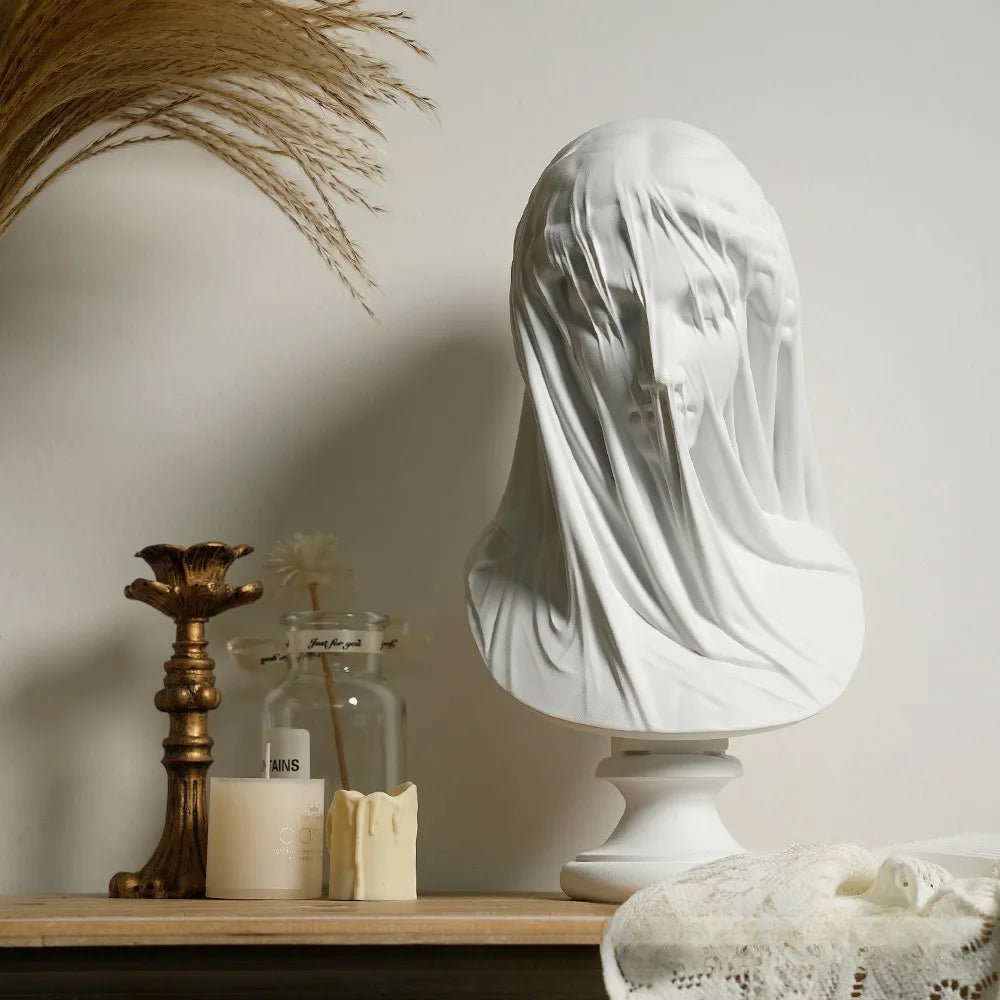 Veiled Lady Sculpture - Floral Fawna