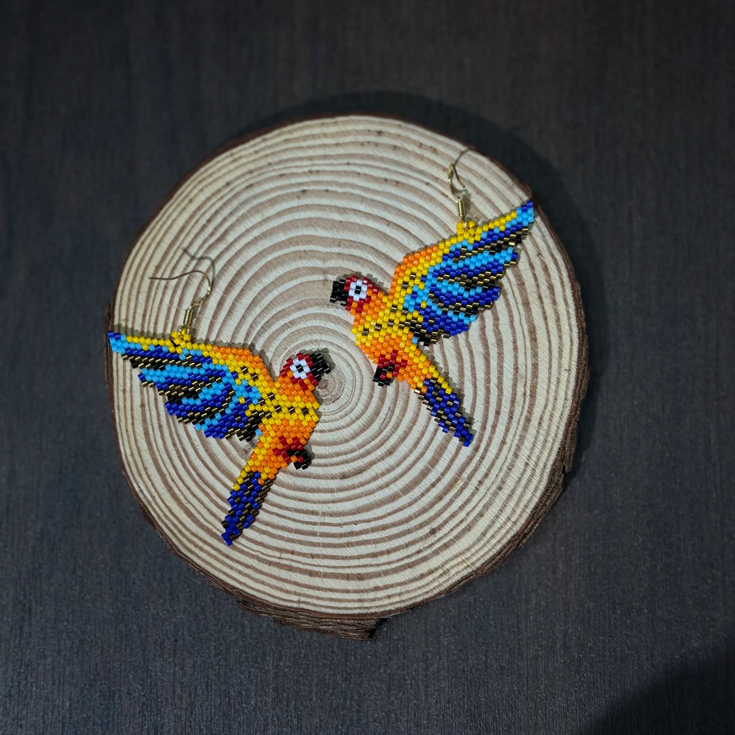 Miyuki Macaw Earrings