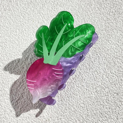Vegetable Acrylic Hair Clip