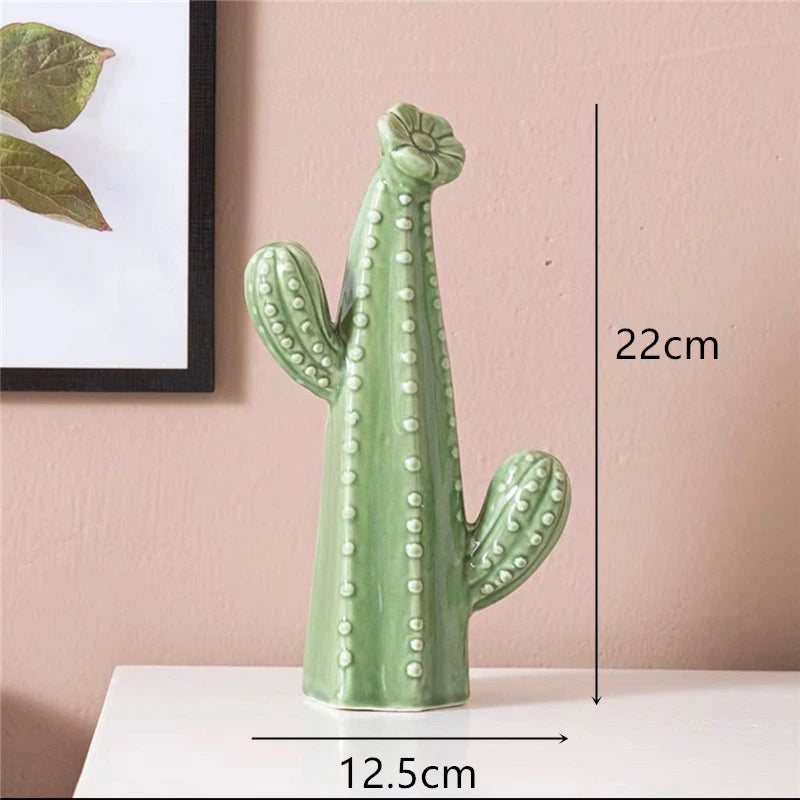 Ceramic Cactus Sculptures