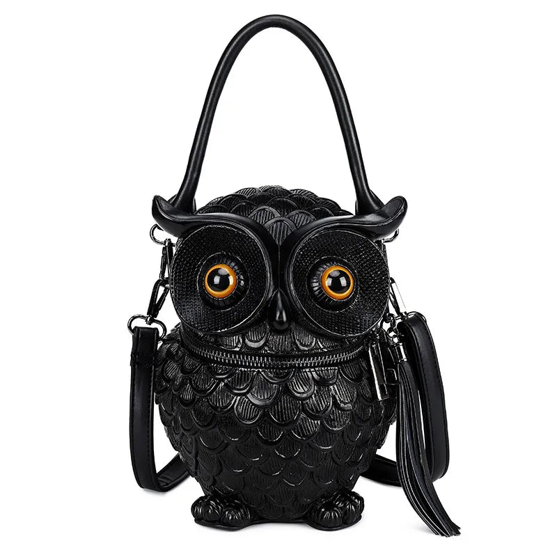 3D Owl Crossbody Handbag