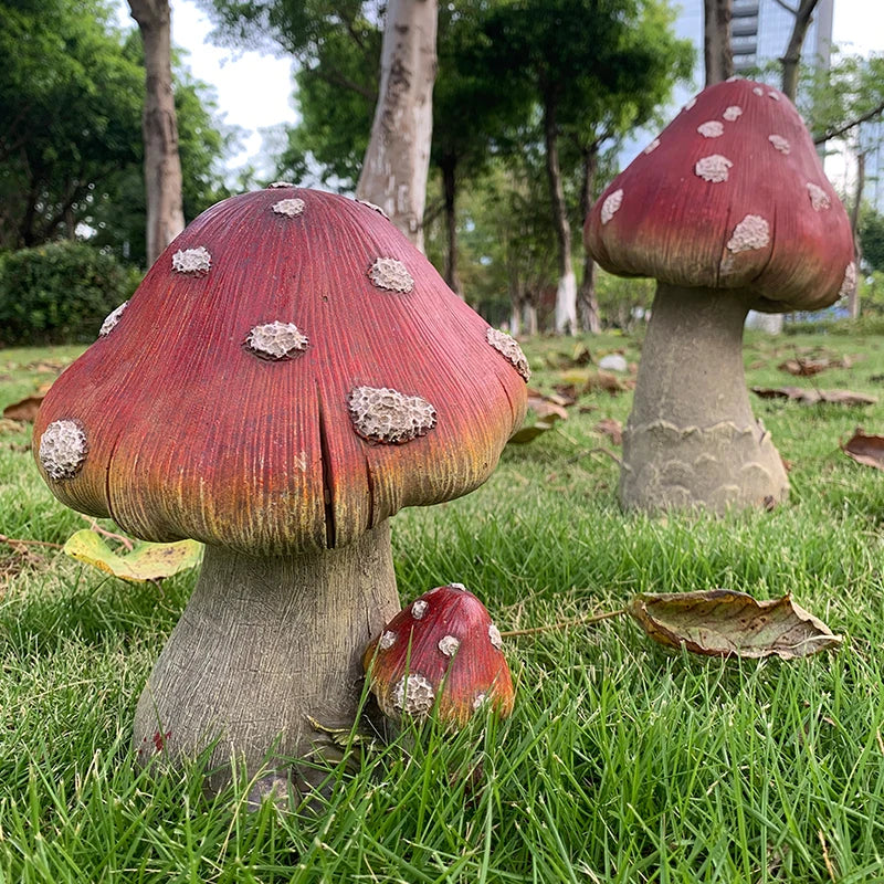 Mushroom Garden Ornament