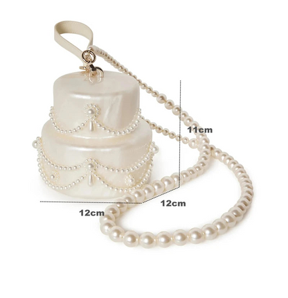Pearl Wedding Cake Bag
