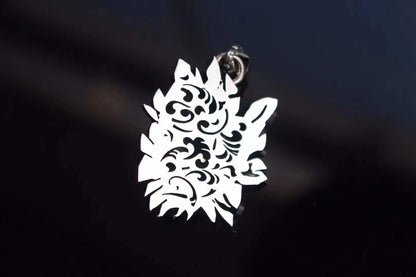 Sterling Silver Leaf Woman Pendant