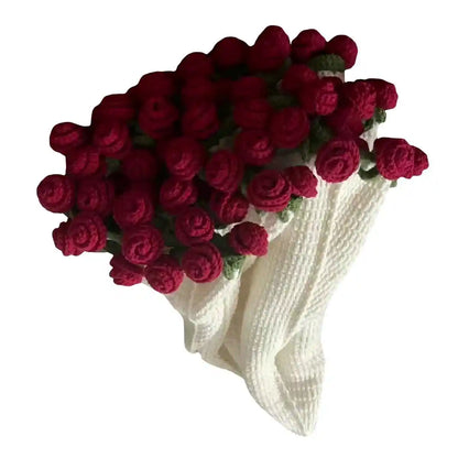 Red Rose Trim Circular Blanket