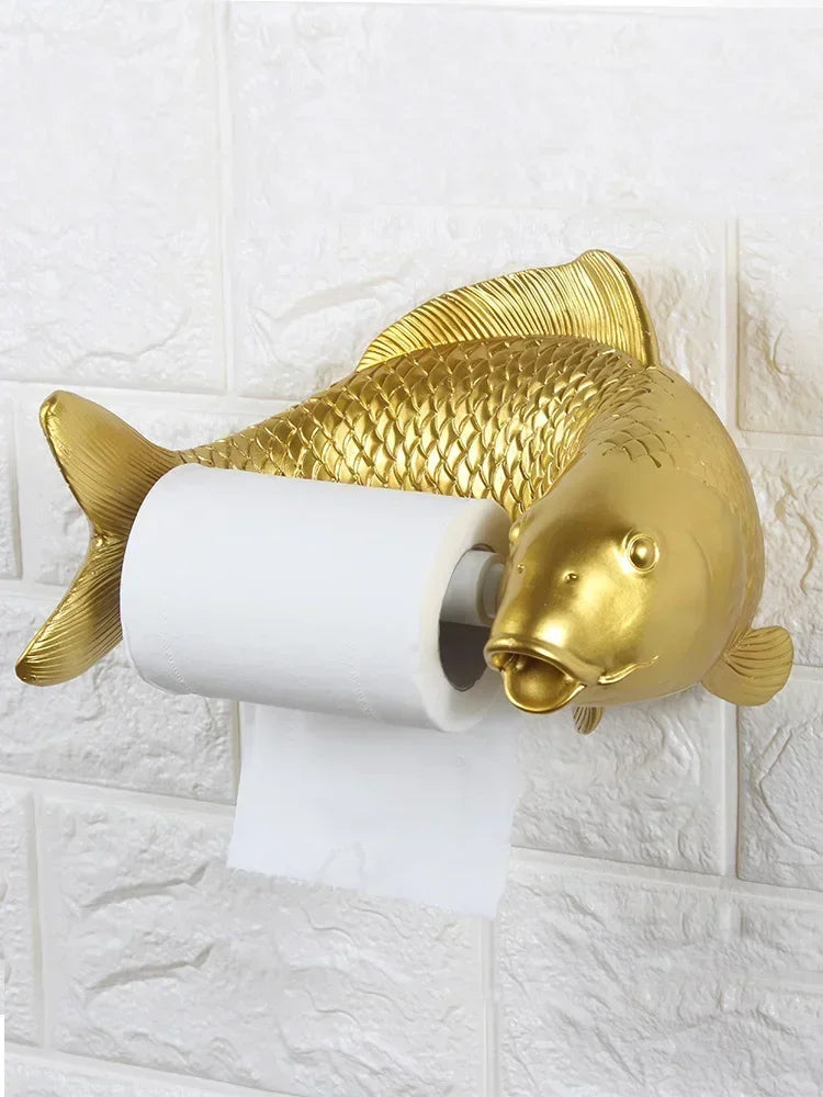 Koi Carp Toilet Paper Holder