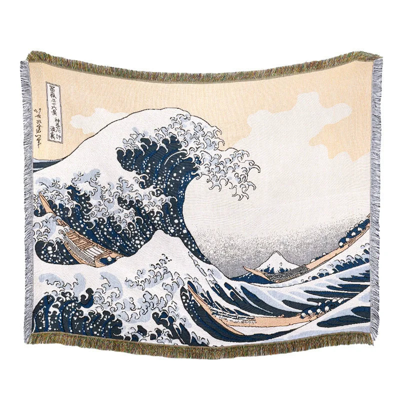 Winter Landscape Tapestry Throw