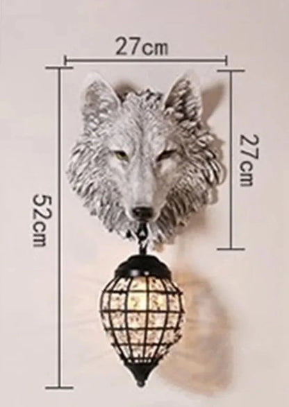 Wolf Crystal Wall Light - Floral Fawna