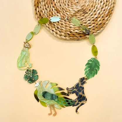 Statement Flora &amp; Fauna Necklace