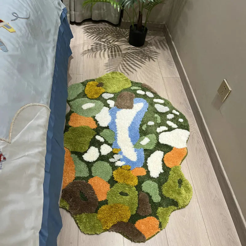 Colourful Landscape Rug - Floral Fawna