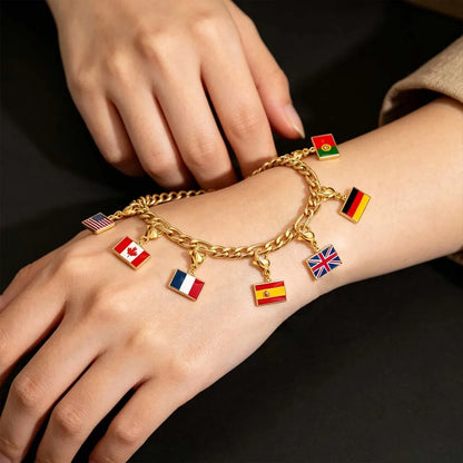 Travel Charm Bracelet