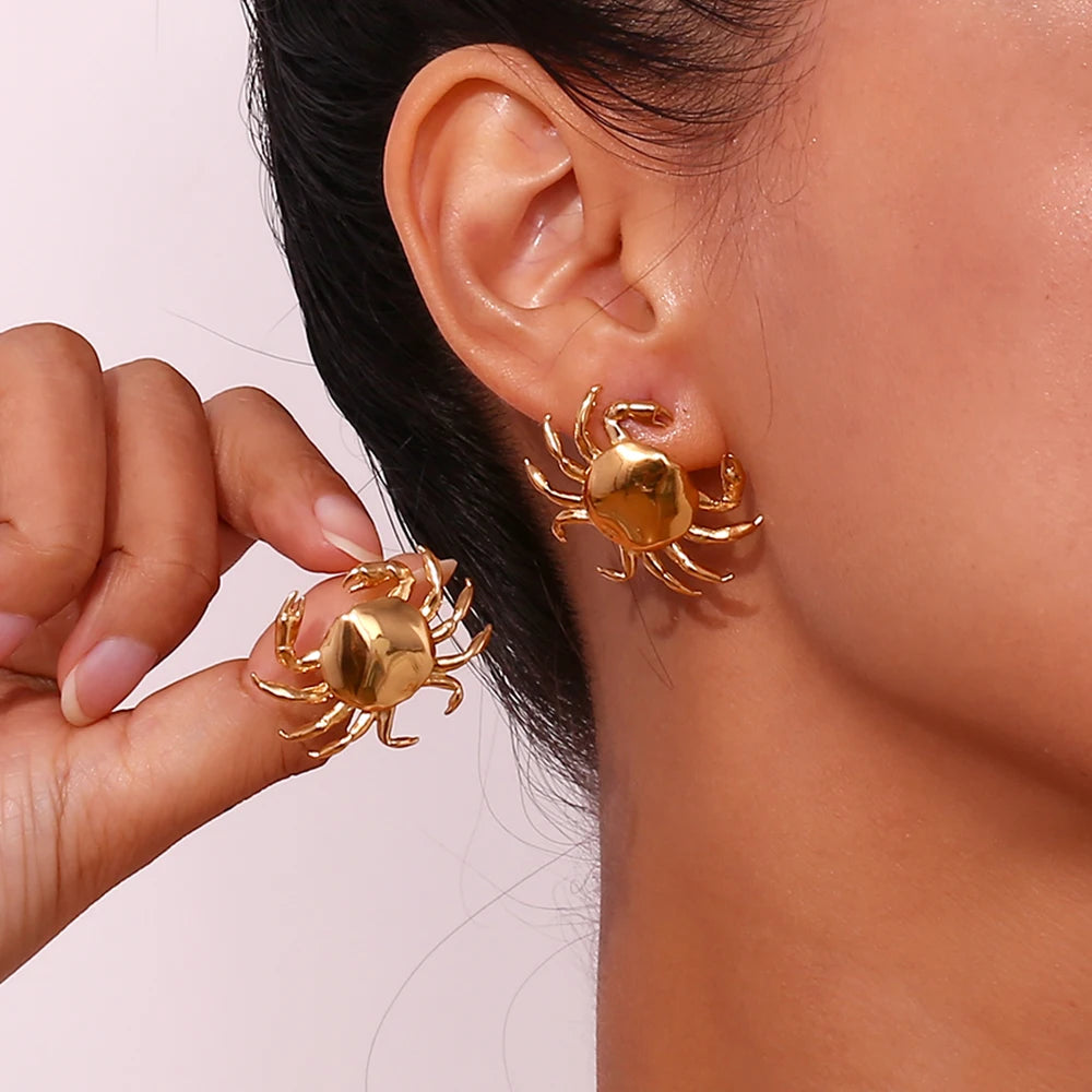 Crab Stud Earrings