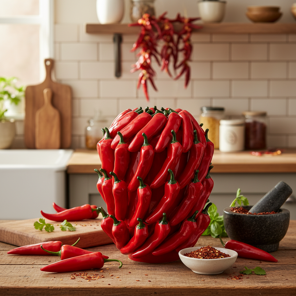 Chilli Ceramic Vase