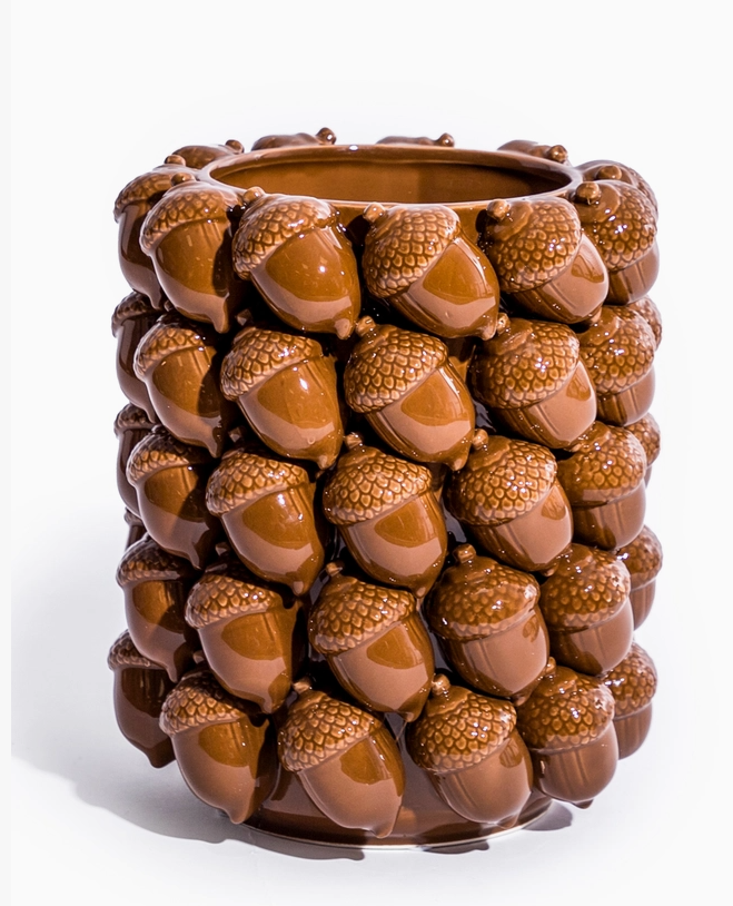 Ceramic Large Acorn Vase