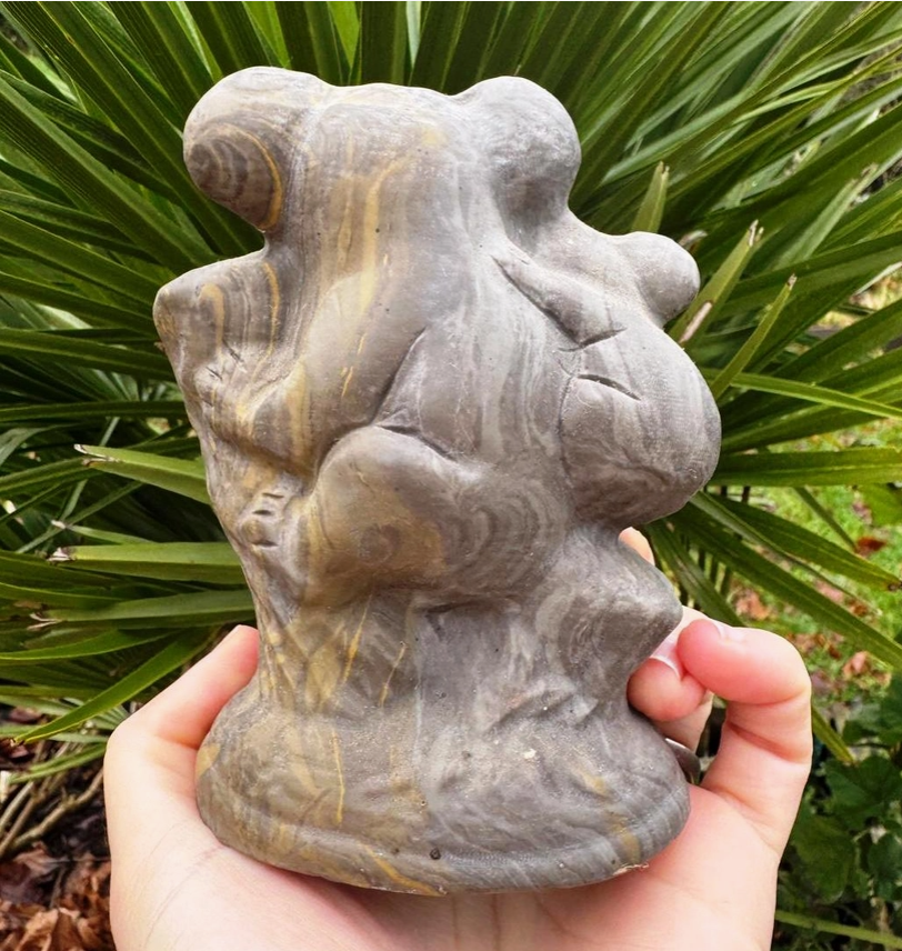 Koala &amp; Baby Carved Crystal