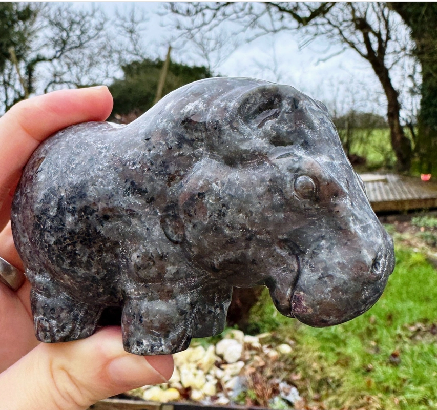 🦛✨ Yooperlite Hippo Crystal ✨🦛