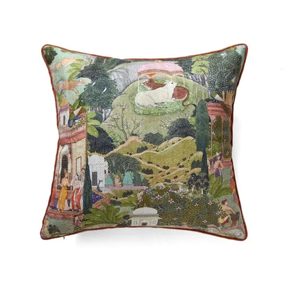 Oriental Garden Cushion Cover