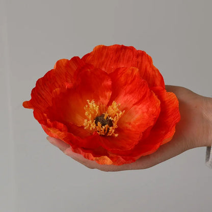 Artificial Poppy Flower Head
