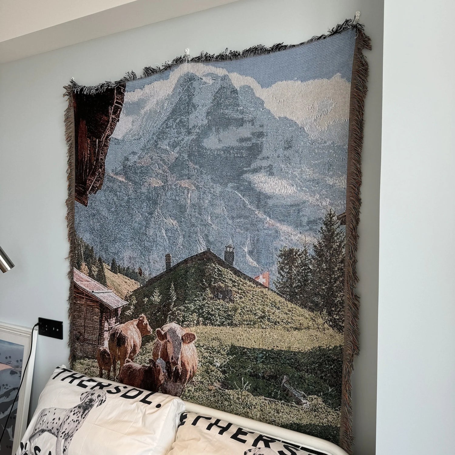 Winter Landscape Tapestry Throw