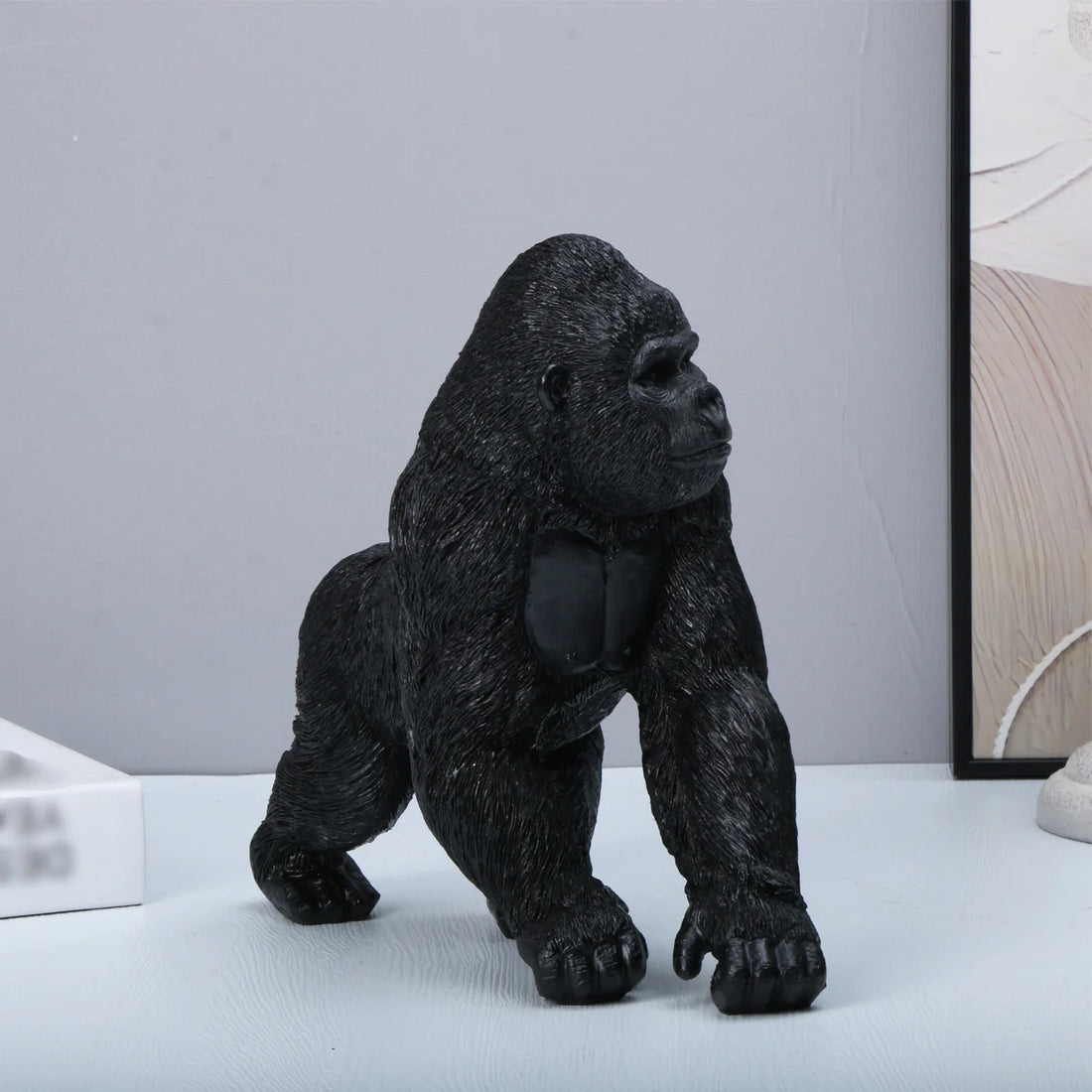 Resin Gorilla Ornament - Floral Fawna