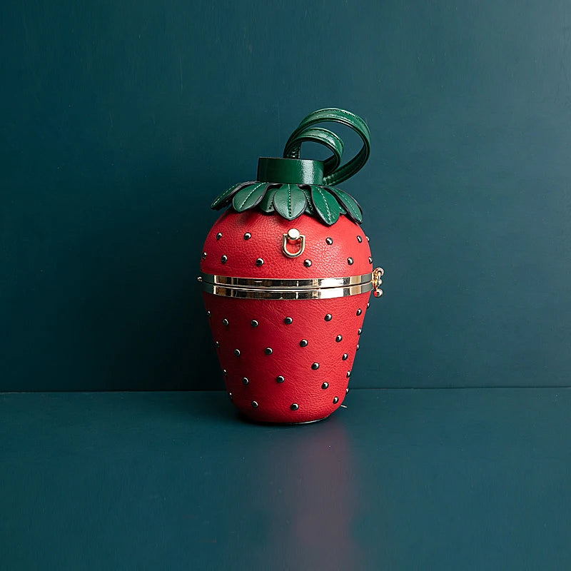 Strawberry Shoulder Bag - Floral Fawna