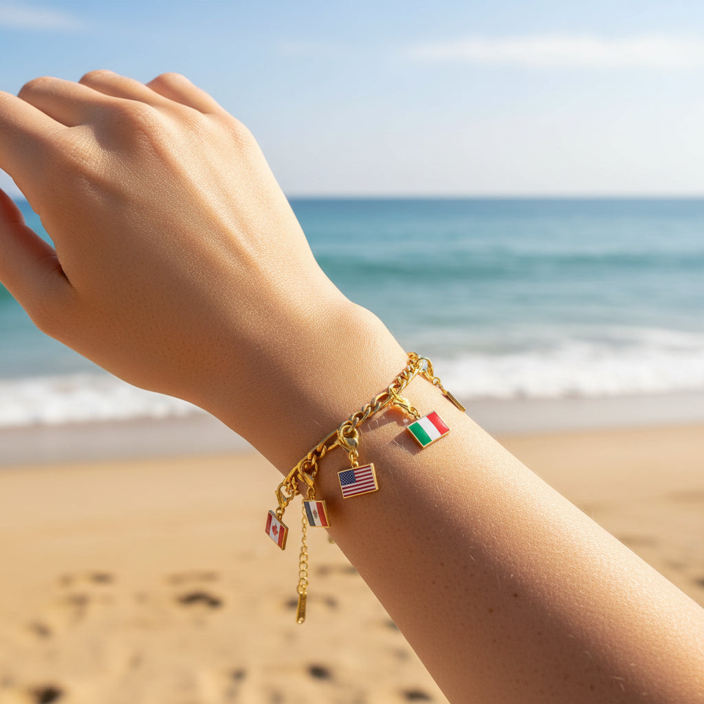 Travel Charm Bracelet