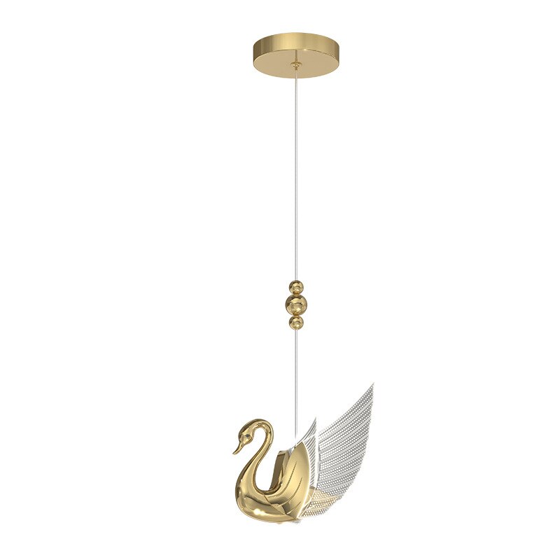 Swan Pendant Light - Floral Fawna