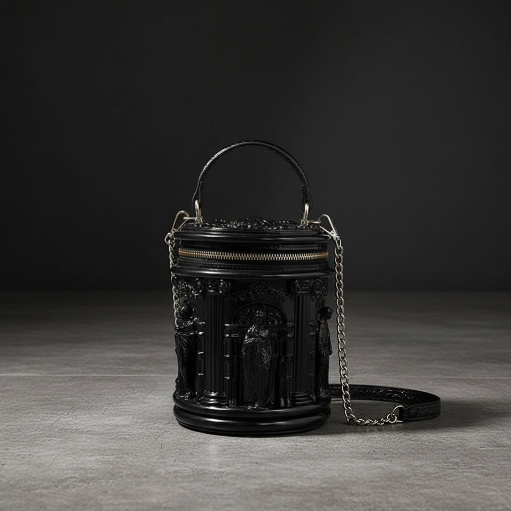 3D Embossed Architectural Handbag