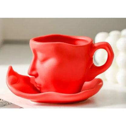 Kissing Ceramic Cup Tea Set