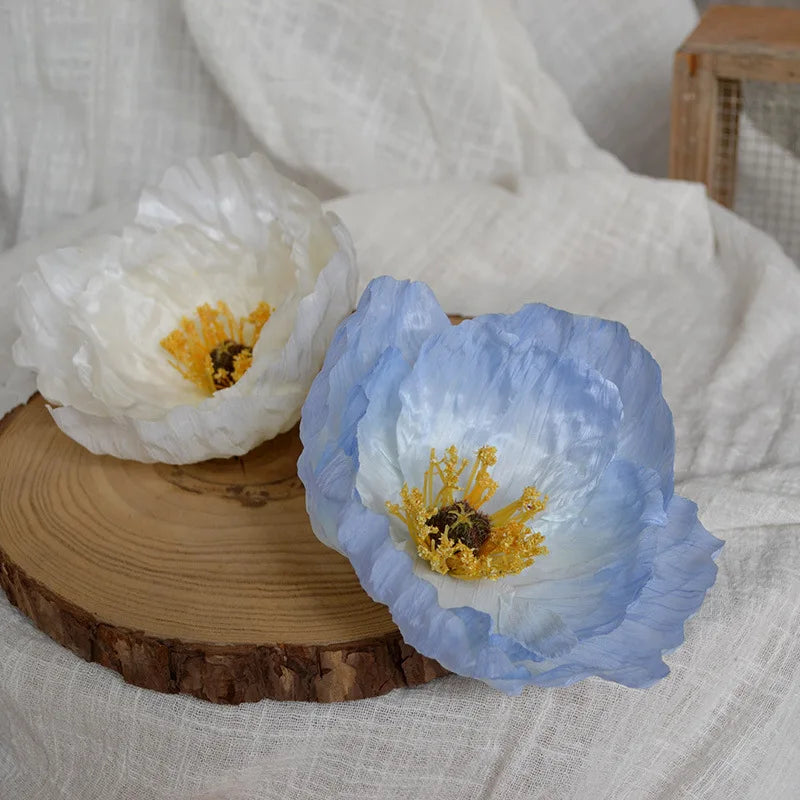 Artificial Poppy Flower Head