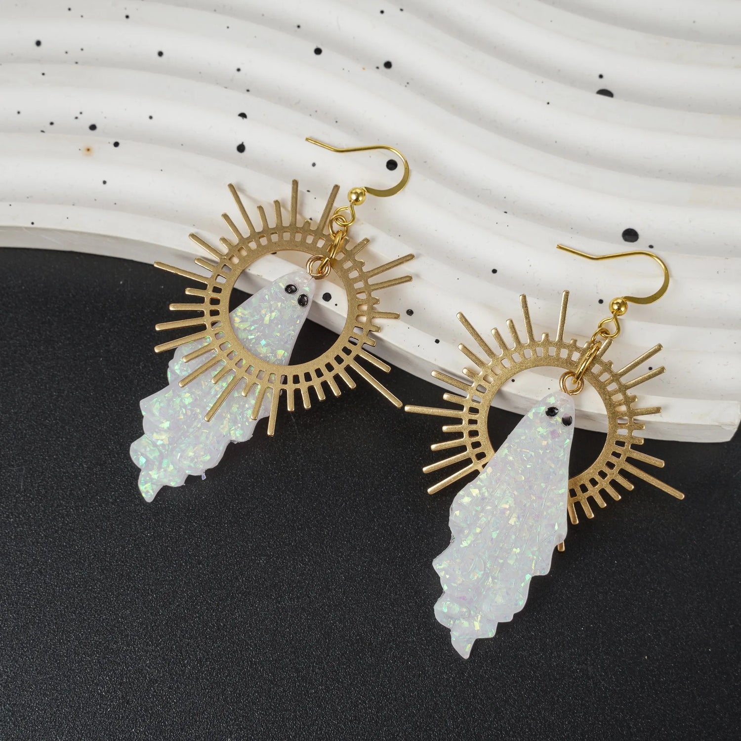 Ghost Sun Earrings