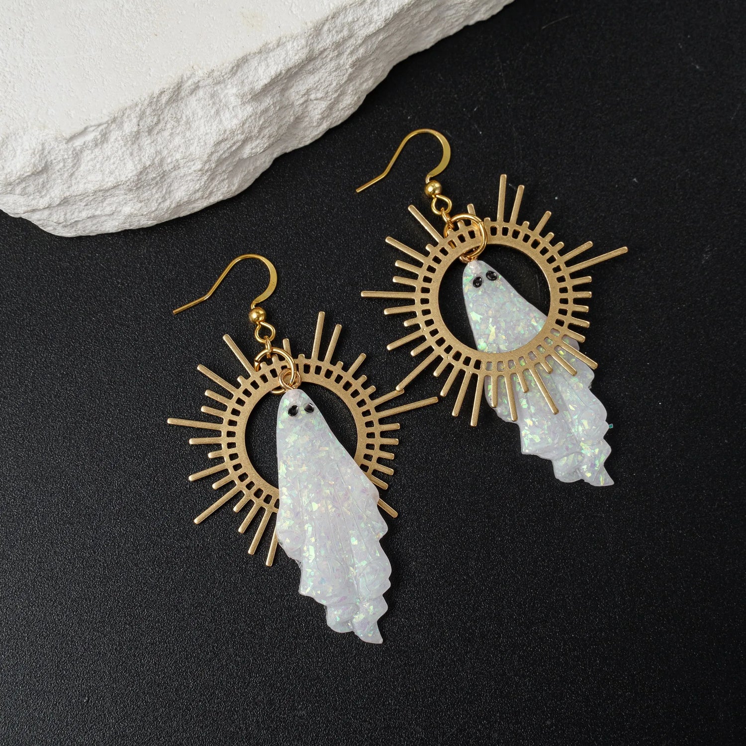 Ghost Sun Earrings