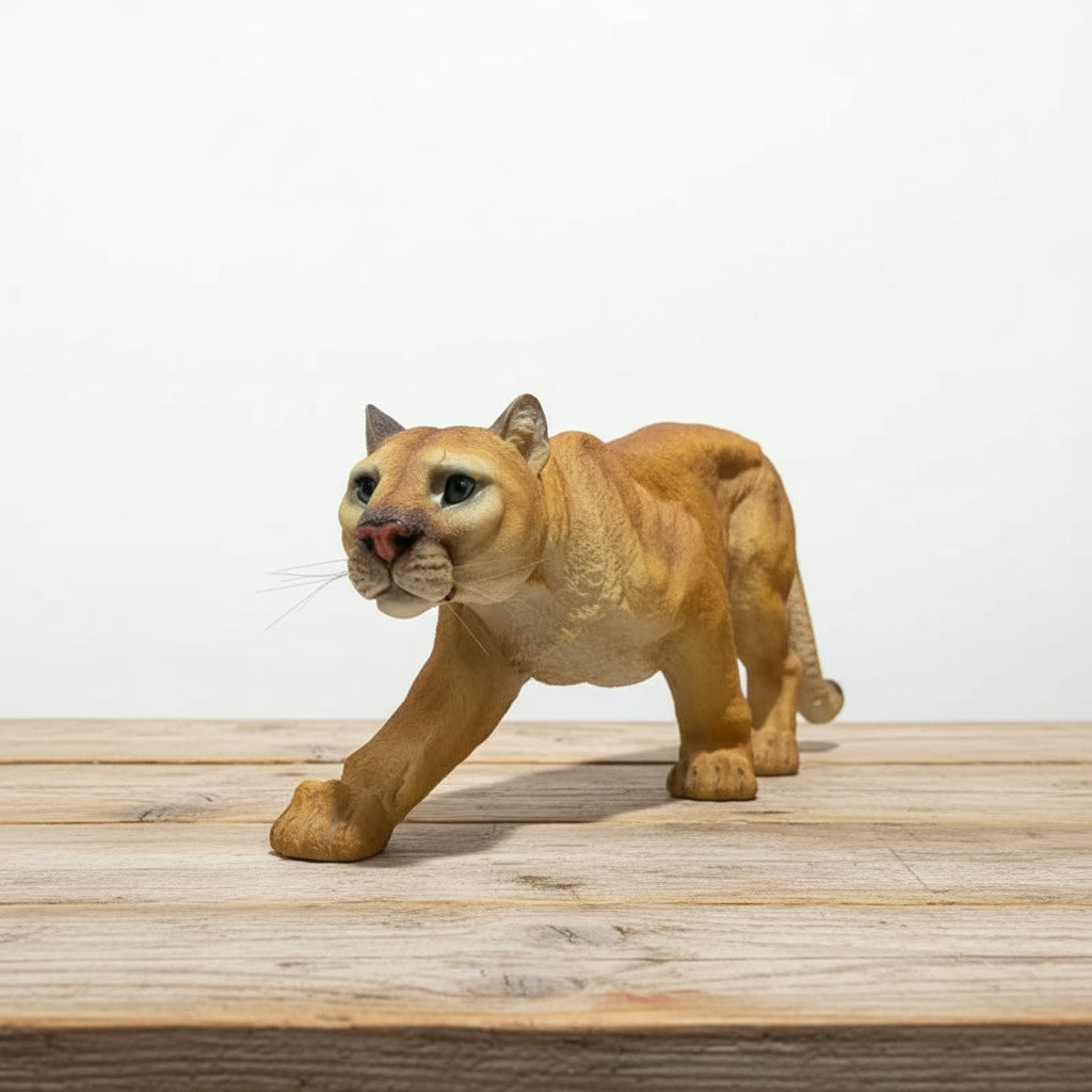 Realistic Lioness Sculpture