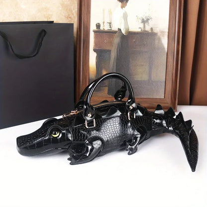 3D Alligator Crossbody Bag