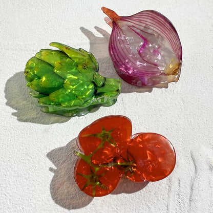 Vegetable Acrylic Hair Clip