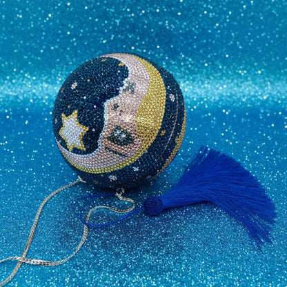 Celestial Sphere Rhinestone Bag