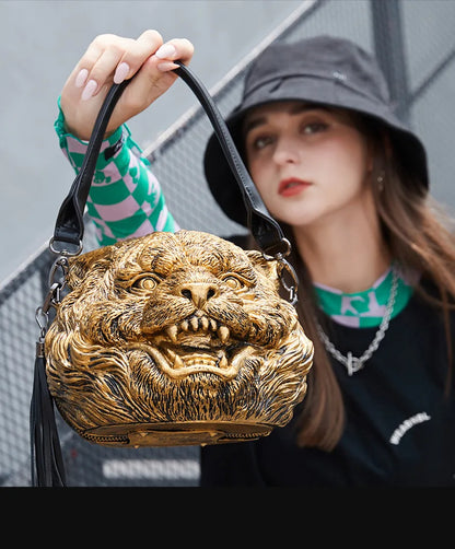 3D Tiger Head Bag