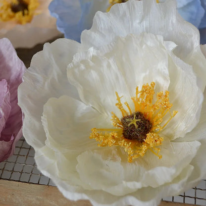 Artificial Poppy Flower Head