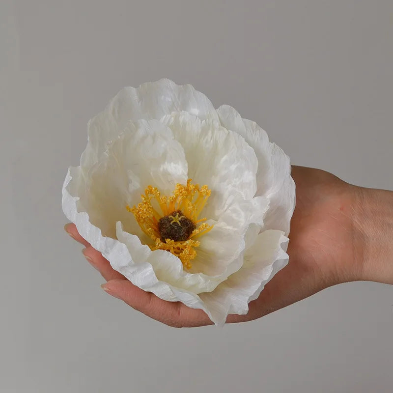 Artificial Poppy Flower Head