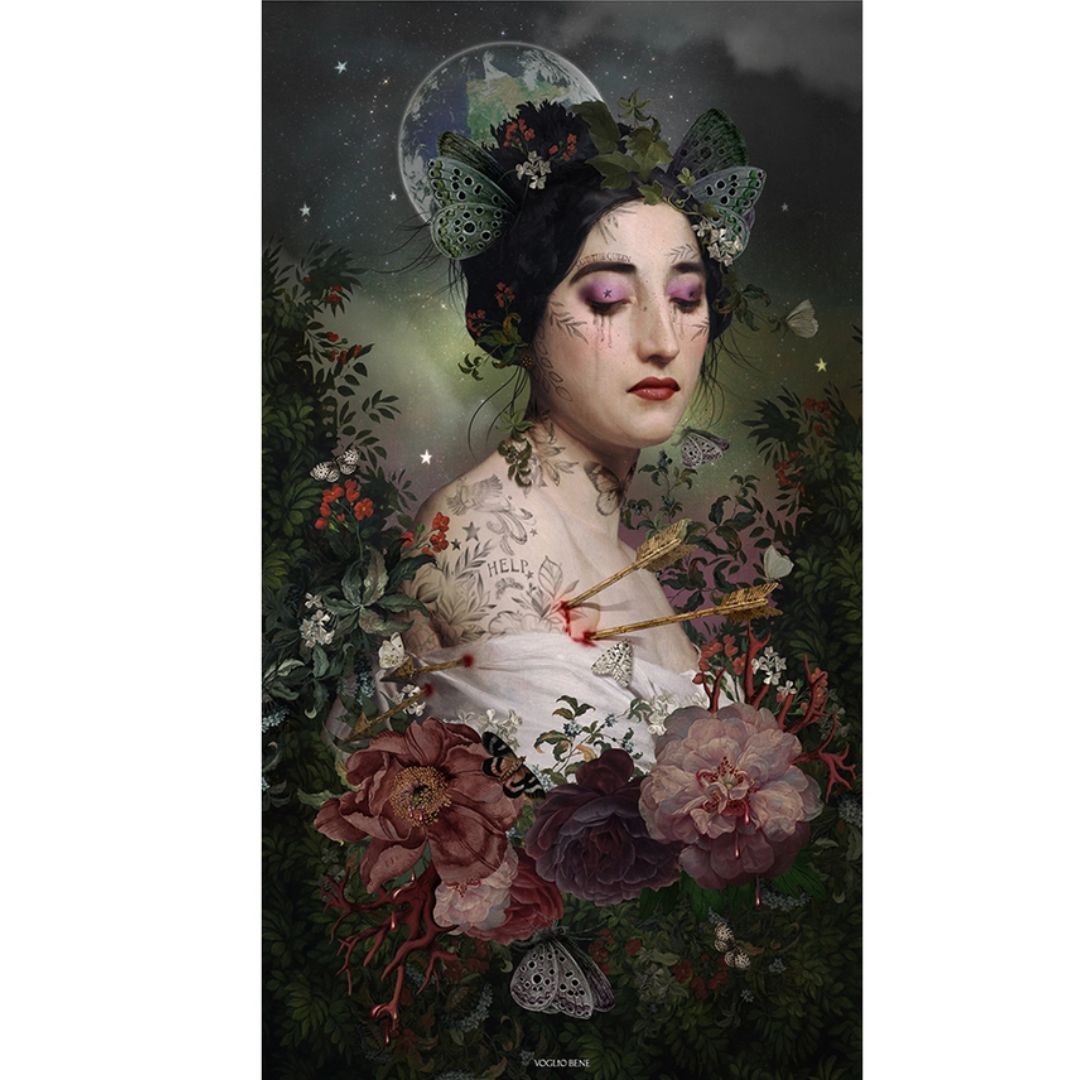 Velvet Gaia Goddess Wall Hanging