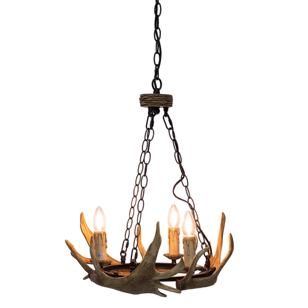 Bavarian Style Antler Chandelier