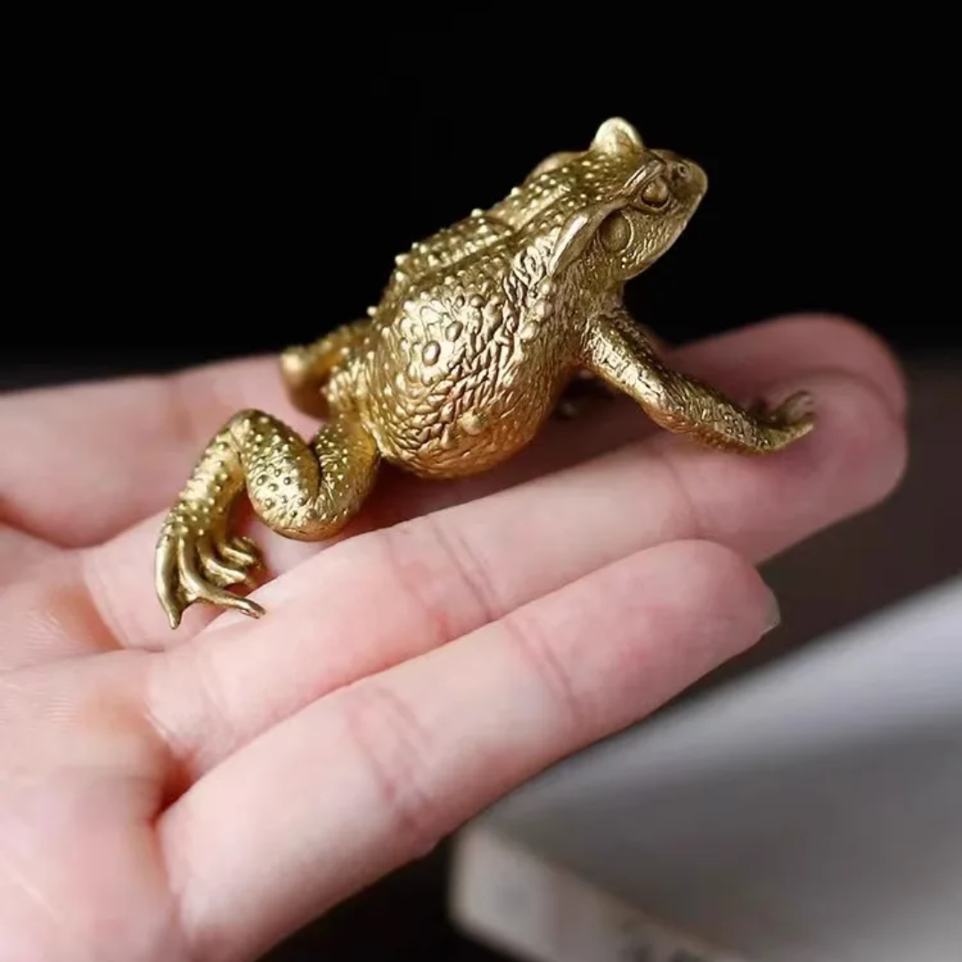 Copper Toad Ornament