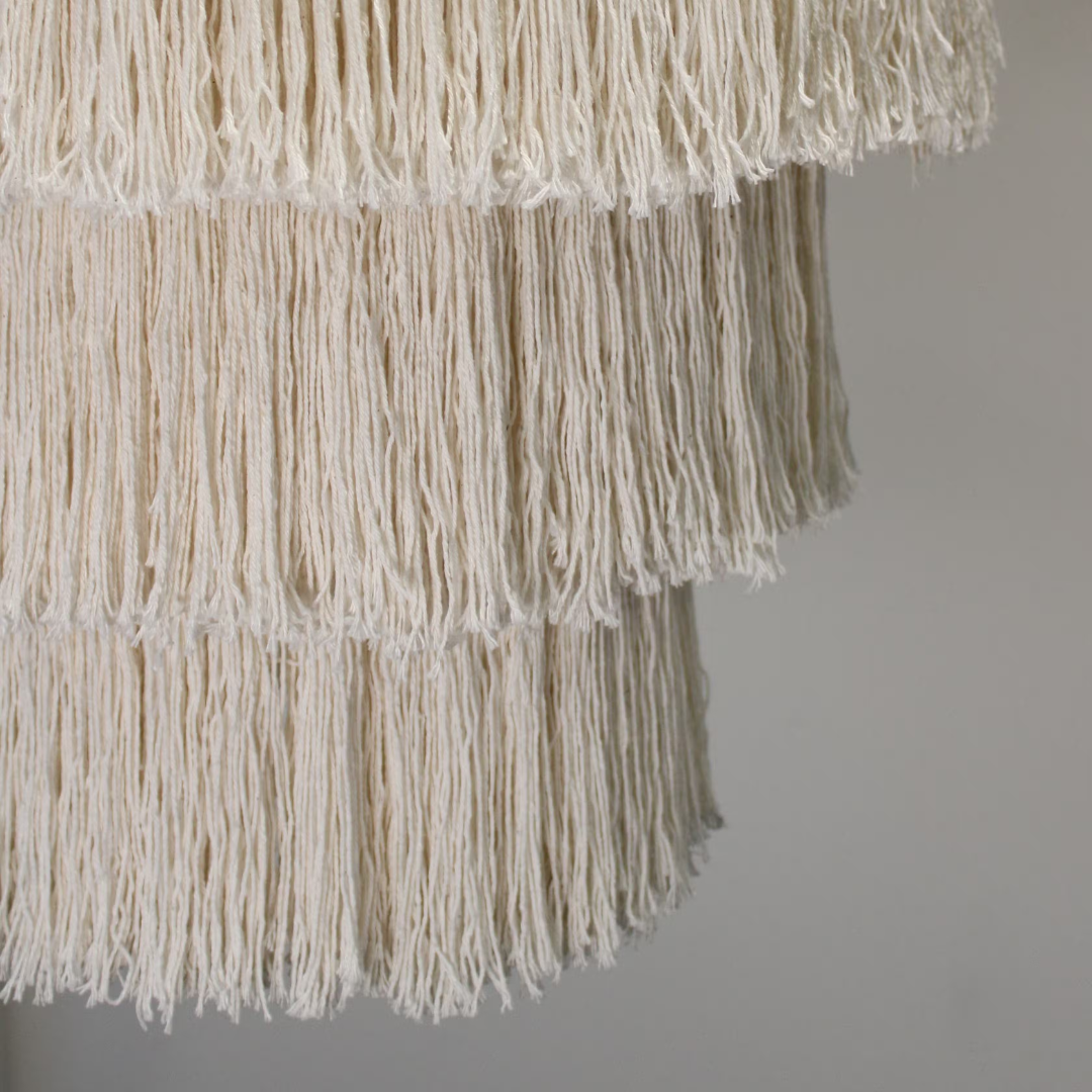Natural Macrame Chandelier