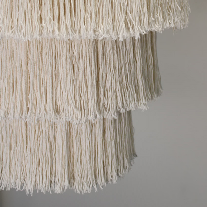 Natural Macrame Chandelier