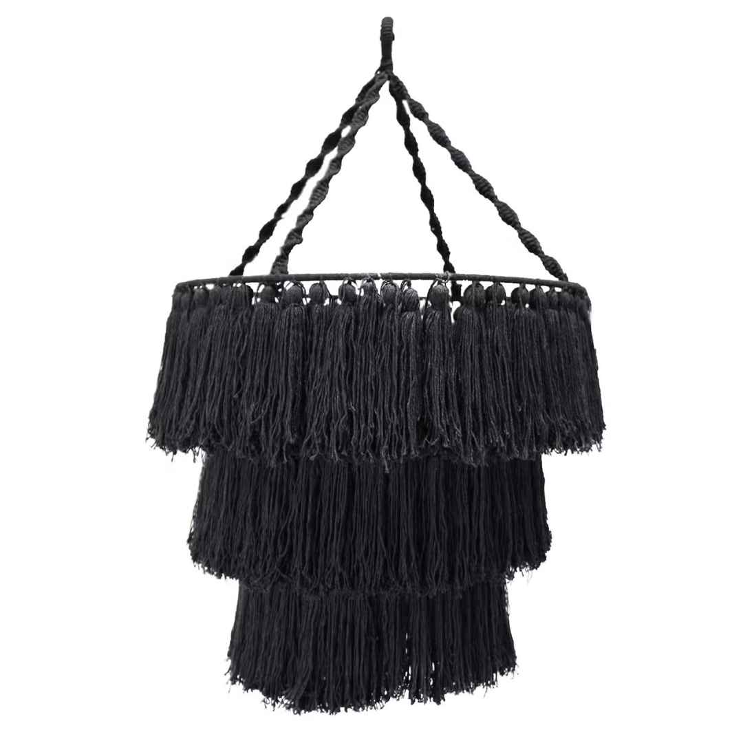 Natural Macrame Chandelier