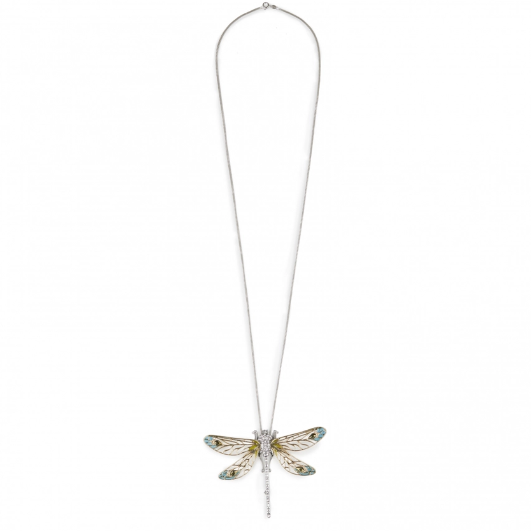 Gold Dragonfly Necklace