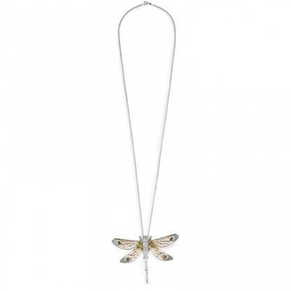 Gold Dragonfly Necklace
