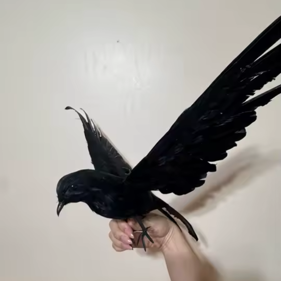 Artificial Crow Sculpture