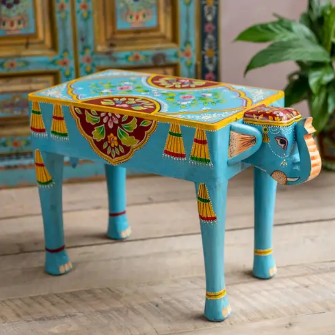 Hand Painted Gaja Table
